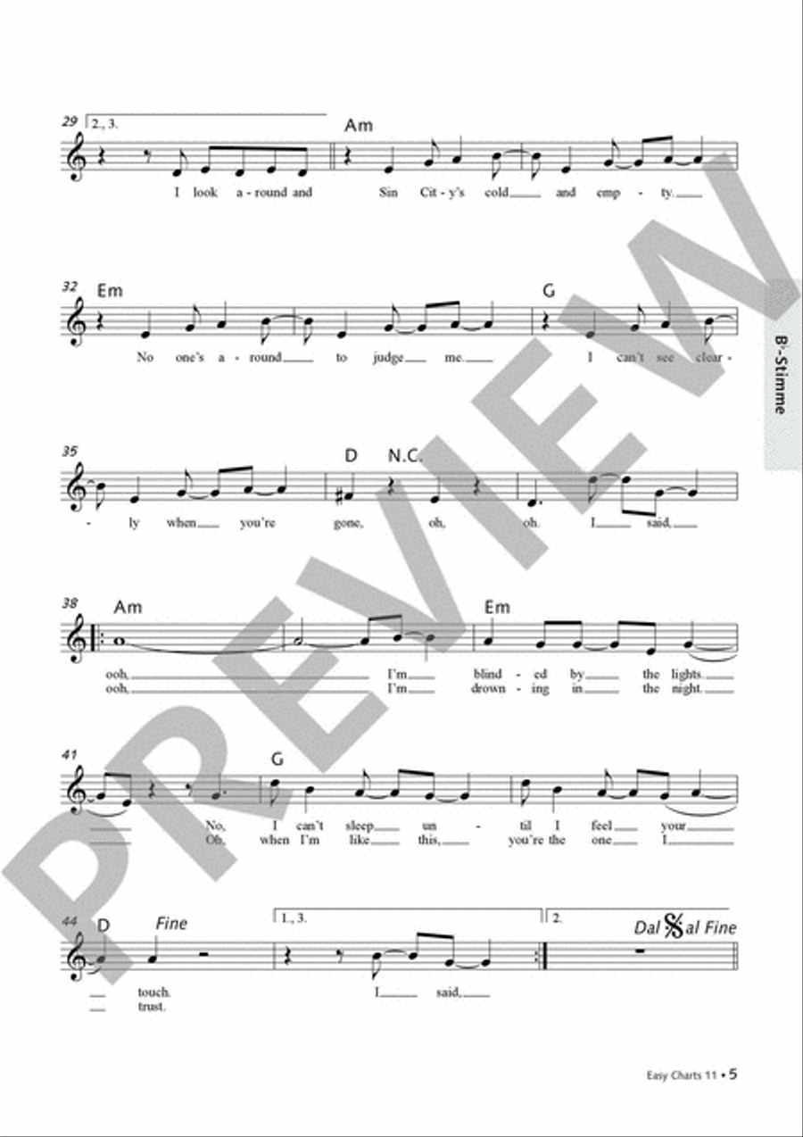 Easy Charts Play-Along CD, Audio & More scores gallery preview page 3