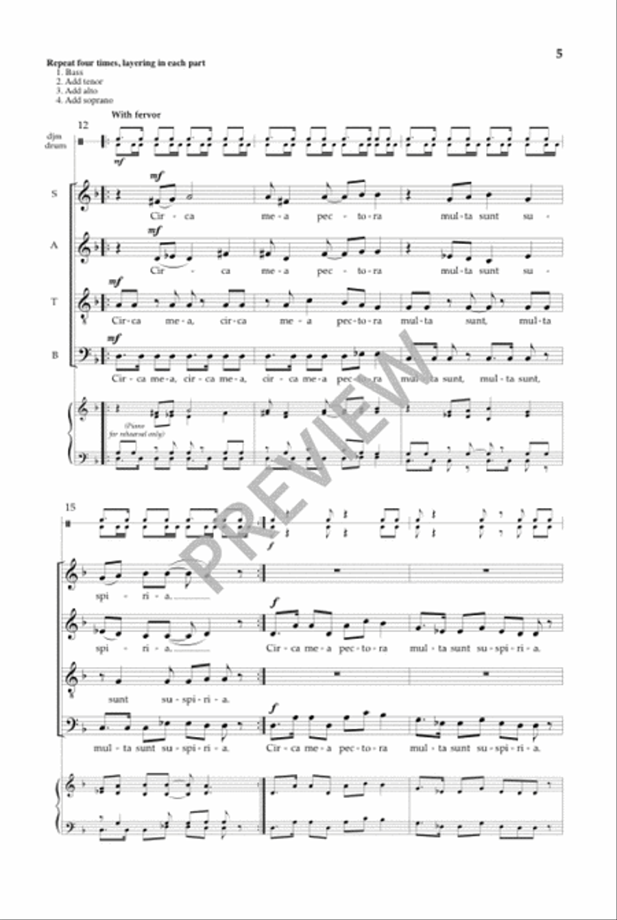 Circa Mea 4-Part scores gallery preview page 6