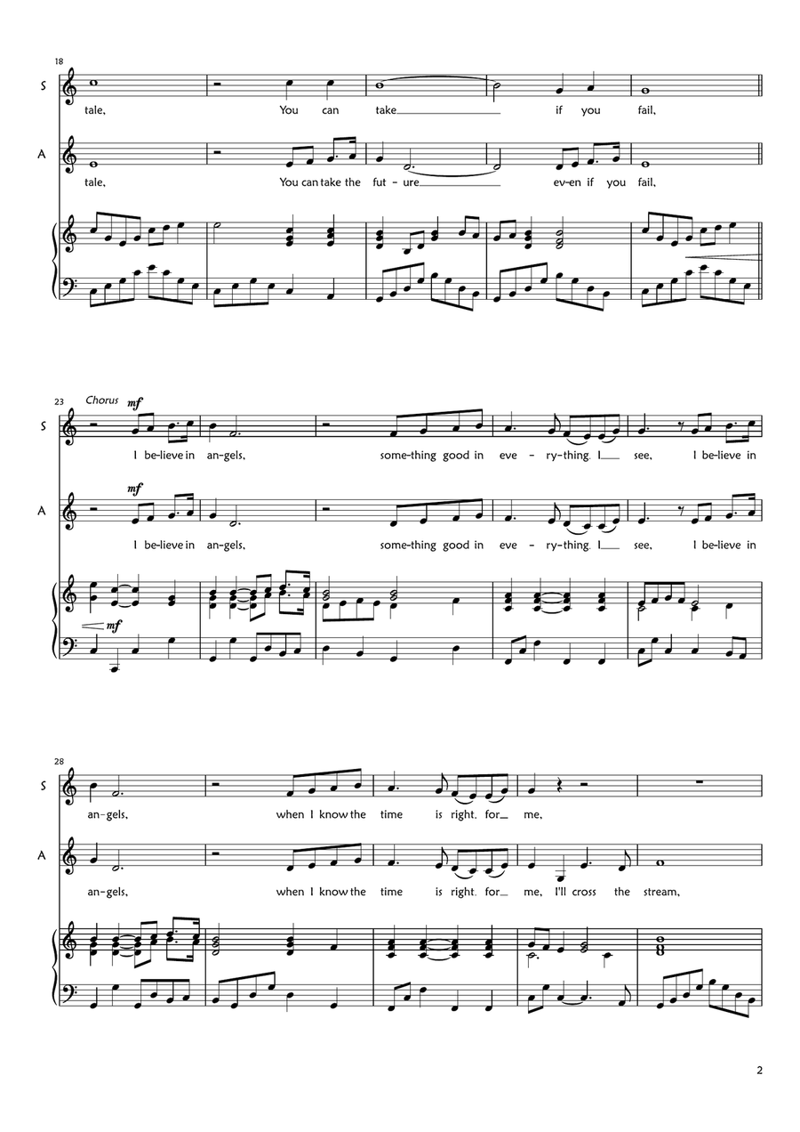 I Have A Dream SA scores gallery preview page 2