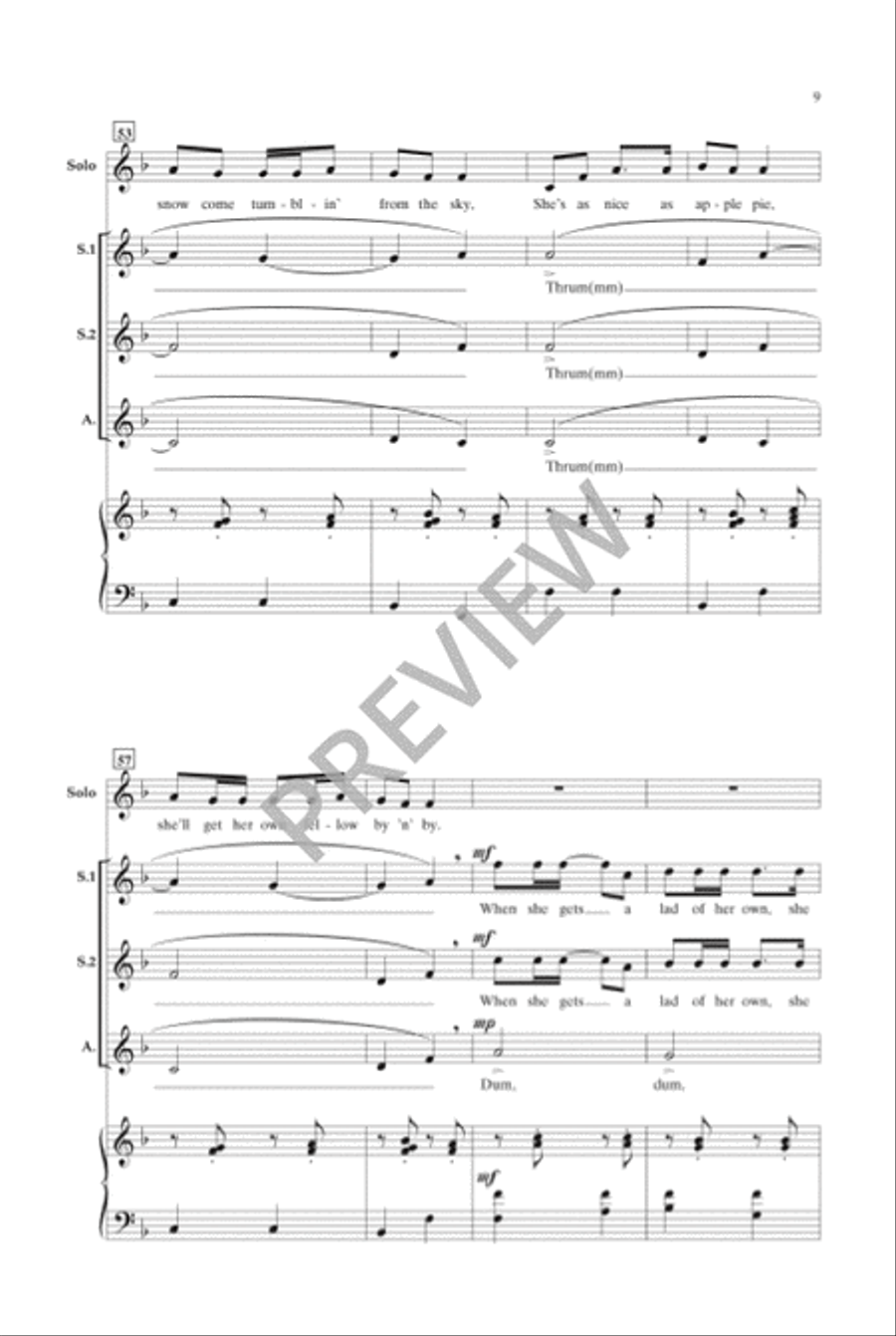 Tell My Ma (SSA) SSA scores gallery preview page 10