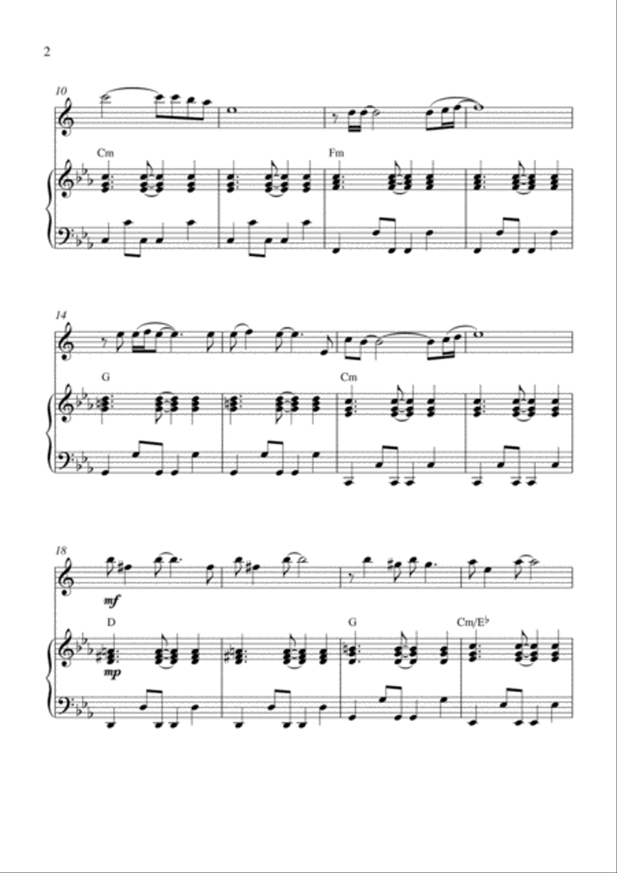 Friends Never Say Goodbye from THE ROAD TO EL DORADO Alto Saxophone scores gallery preview page 2