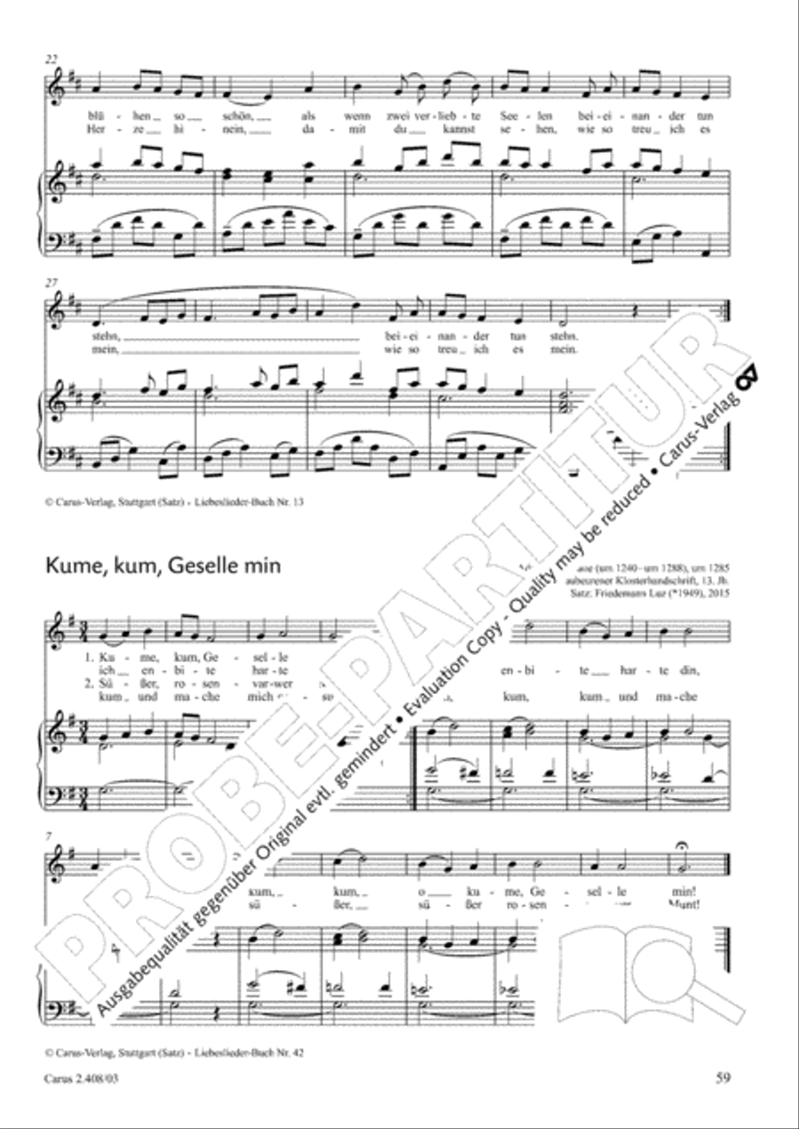 Love songs. Collection for voice & piano. 80 arrangements for weddings and celebrations Voice scores gallery preview page 48