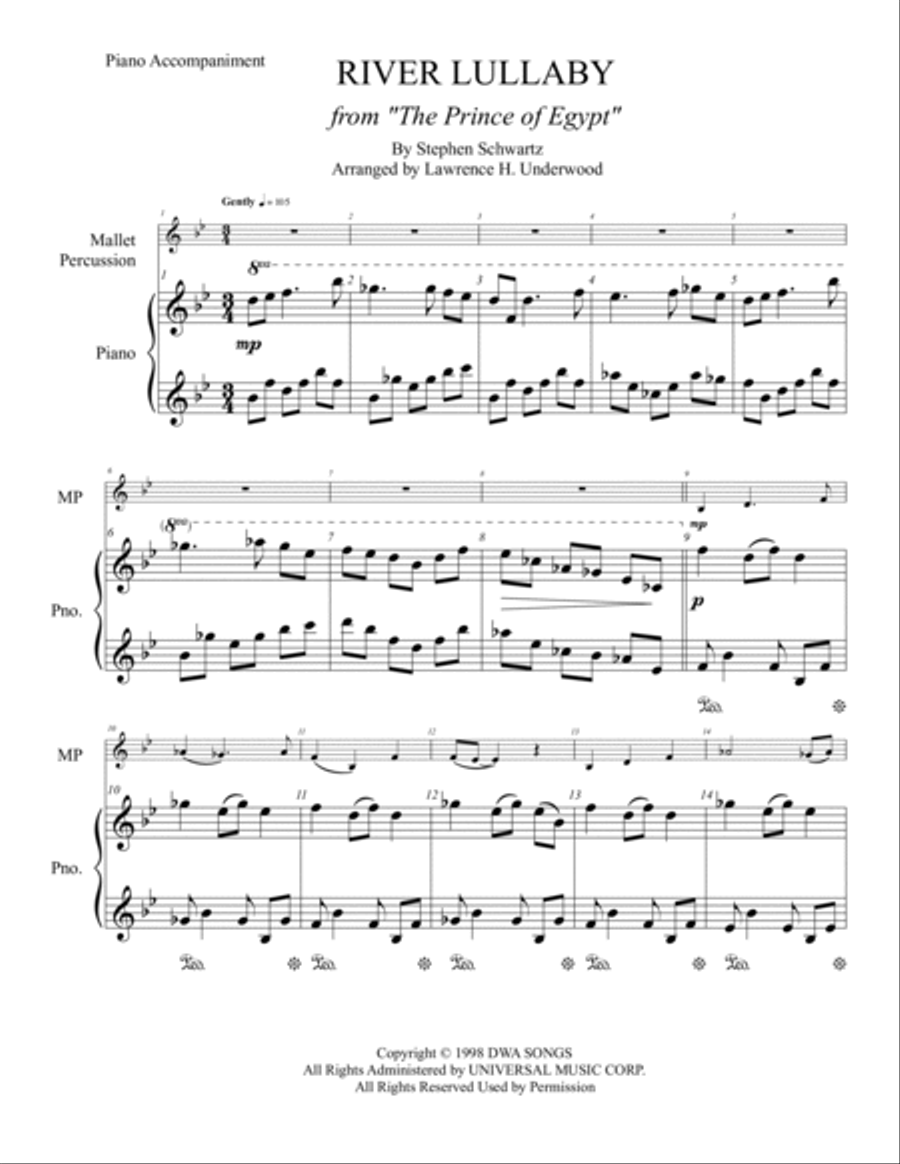 River Lullaby Piano scores gallery preview page 2