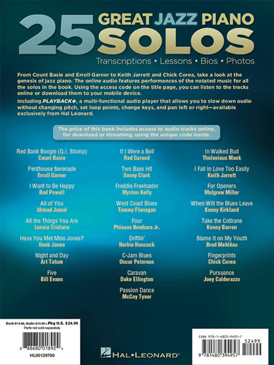 25 Great Jazz Piano Solos Piano Method scores gallery preview page 6