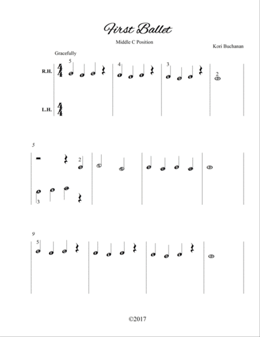 First Ballet First Ballet Piano Method scores gallery preview page 1