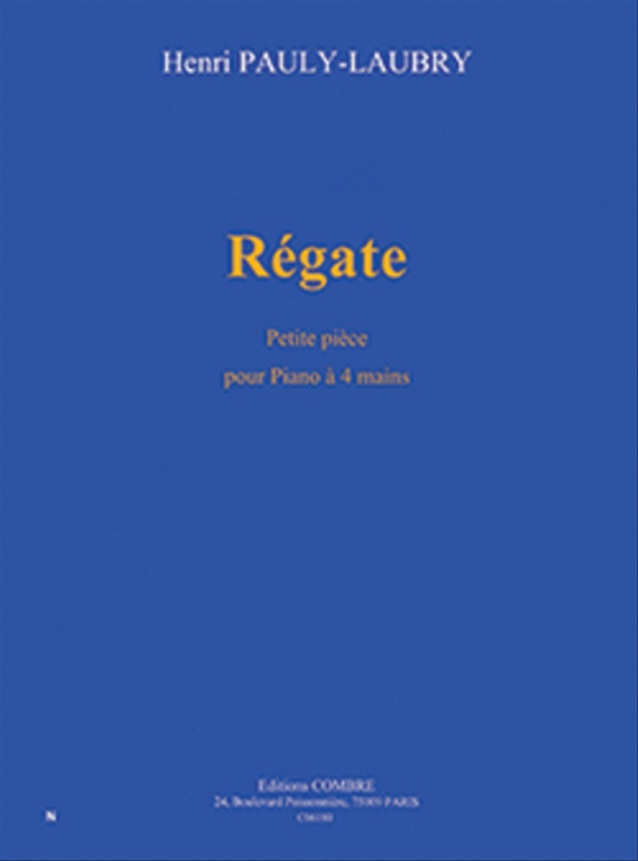 Regate (petite piece) Piano Duet scores gallery preview page 1