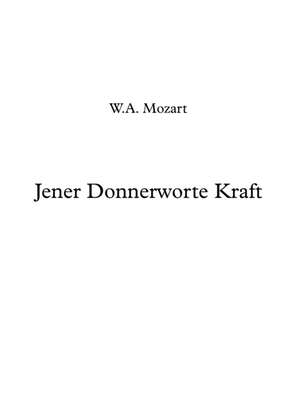 Jener Donnerworte Kraft (tenor solo in G-clef)