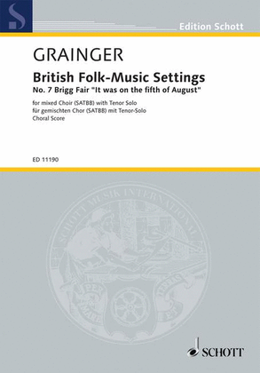 Book cover for British Folk-Music Settings