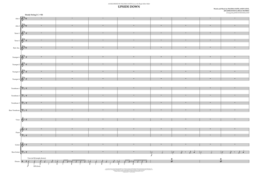 Upside Down Jazz Ensemble scores gallery preview page 1