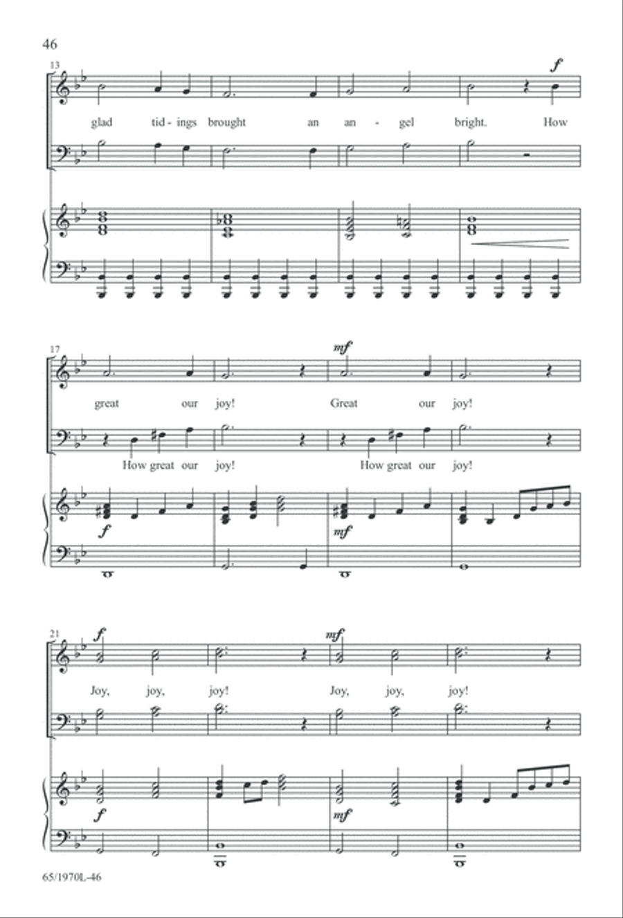 A Great and Mighty Wonder 4-Part scores gallery preview page 47