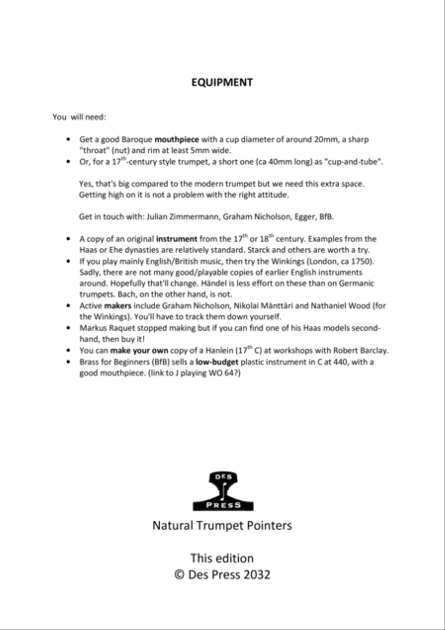 Natural Trumpet Pointers Trumpet Solo scores gallery preview page 2