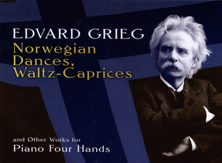 Book cover for Grieg - Norwegian Dances & Others Piano Duet