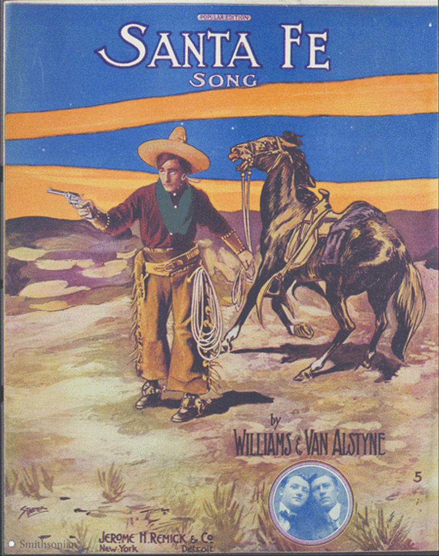 Santa Fe Song Piano, Vocal scores gallery preview page 1