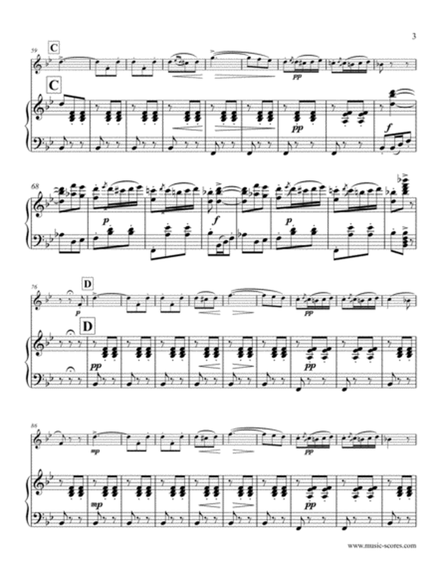 Libiamo ne lieti calici - Brindisi from La Traviata - Flute & Piano image number null