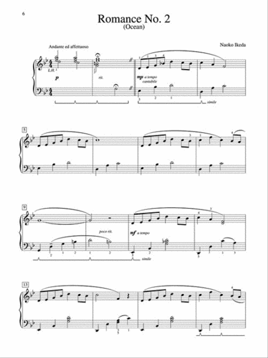 Two Romances Piano scores gallery preview page 3