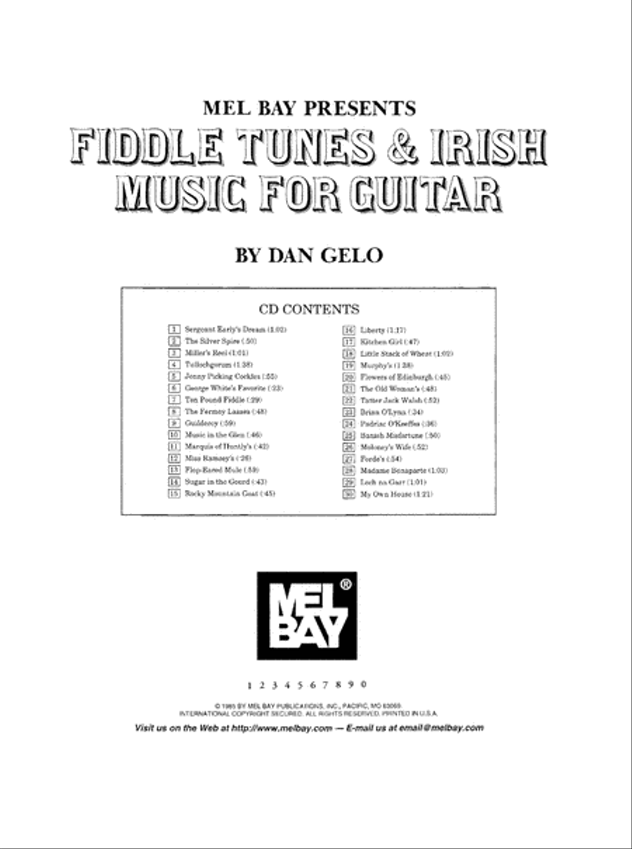 Fiddle Tunes & Irish Music for Guitar Flatpicking Guitar scores gallery preview page 3