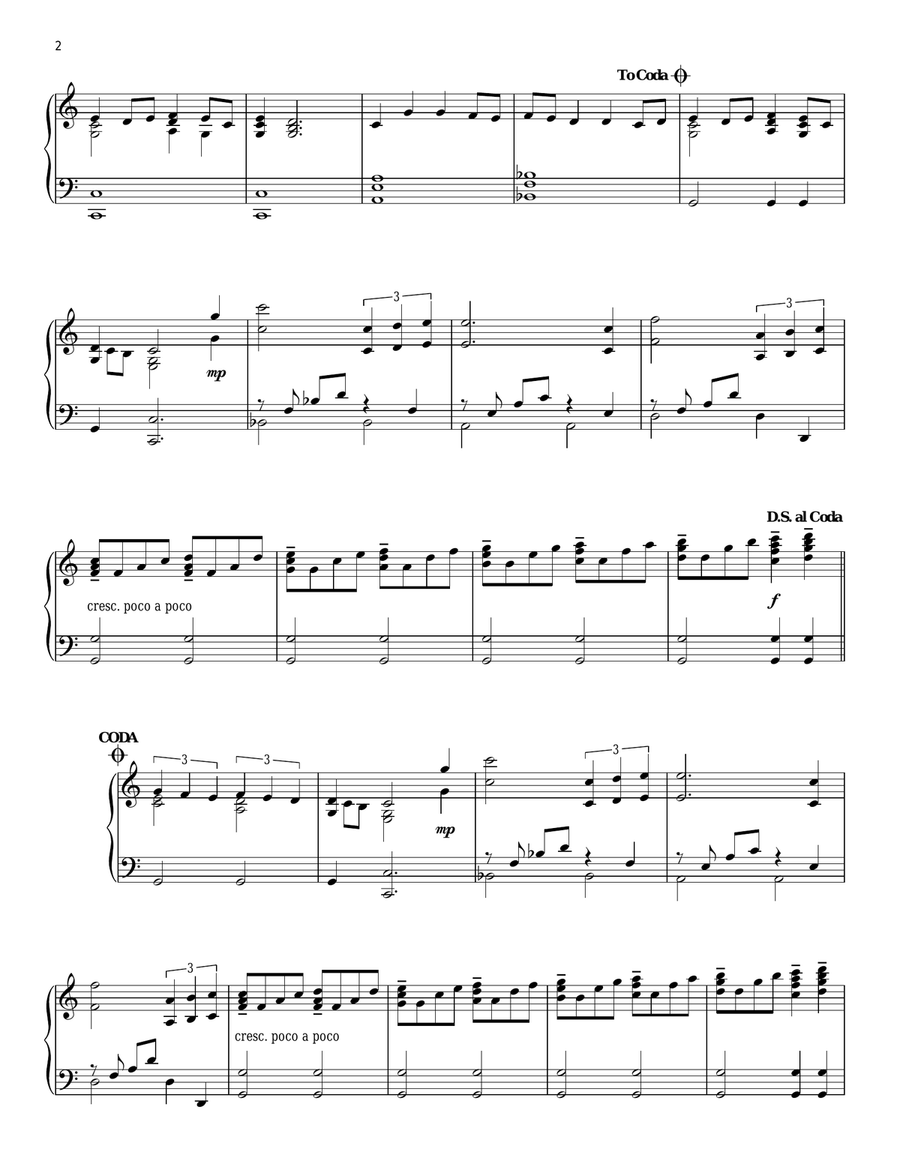 Top Gun Anthem Piano Solo scores gallery preview page 2