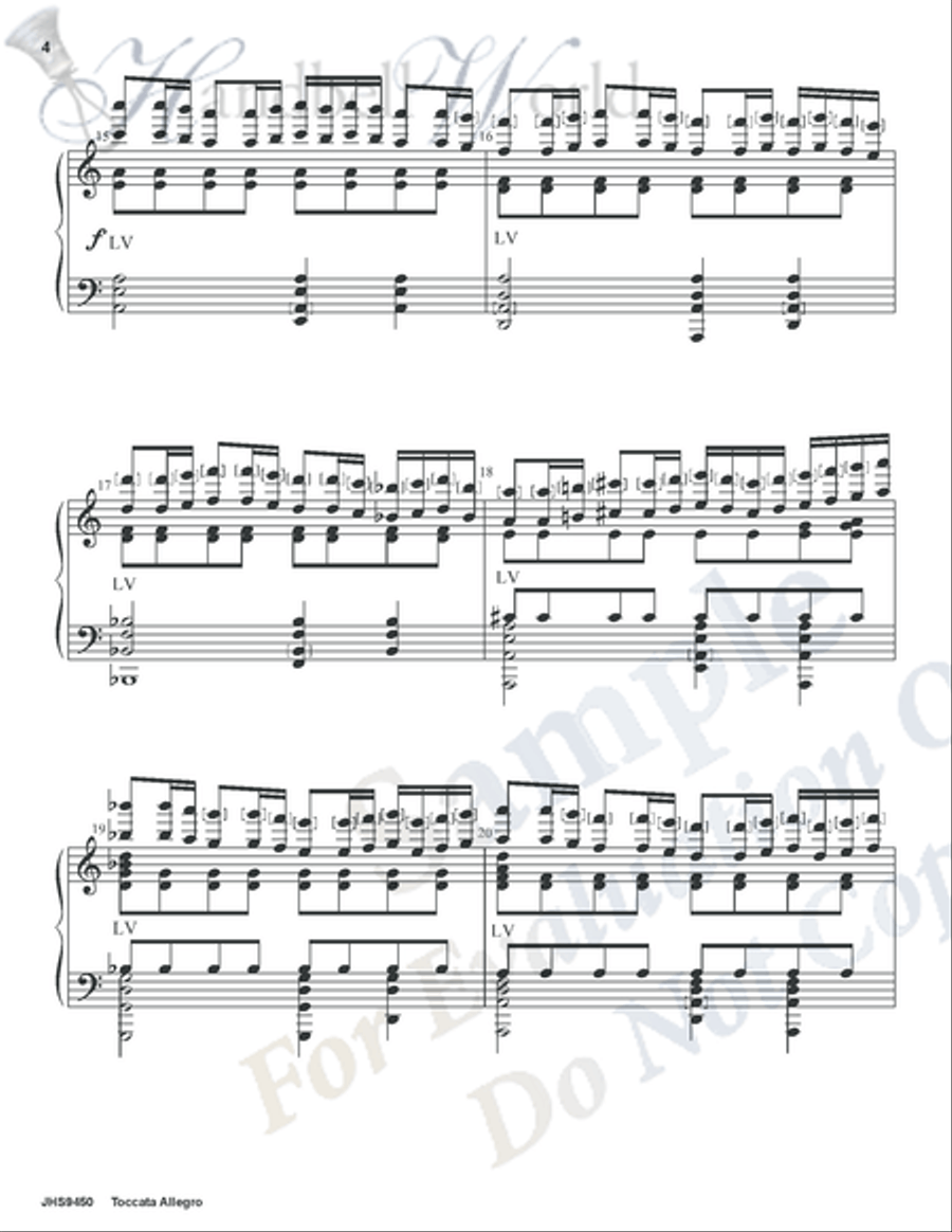 Toccata Allegro 5-Octaves scores gallery preview page 3
