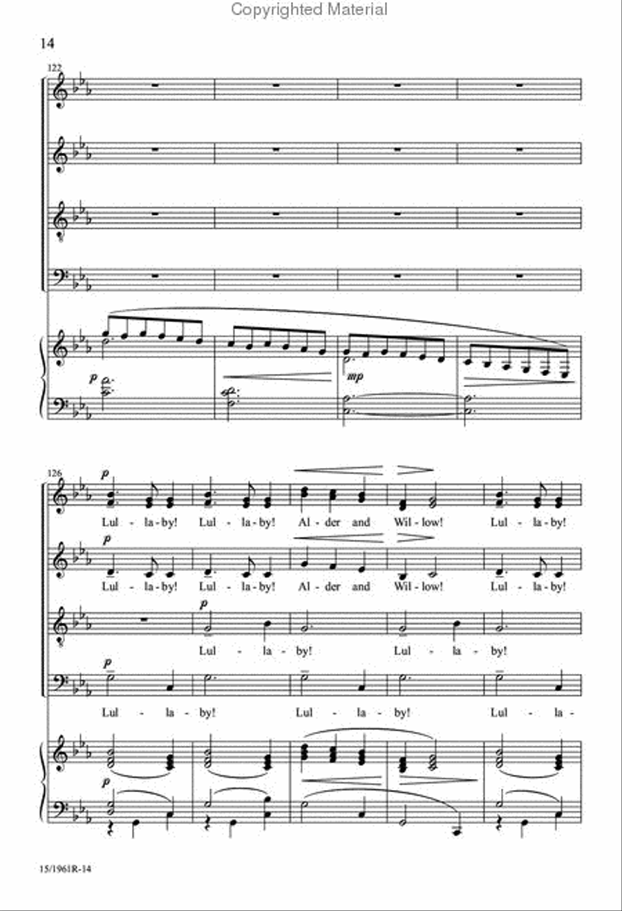 Sing All Ye Joyful 4-Part scores gallery preview page 13