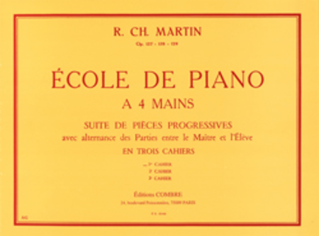 Ecole de piano a 4 mains Op.127 Vol. 1