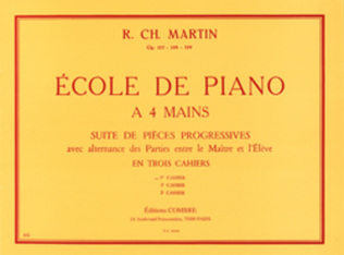 Ecole de piano a 4 mains Op. 127 - Volume 1