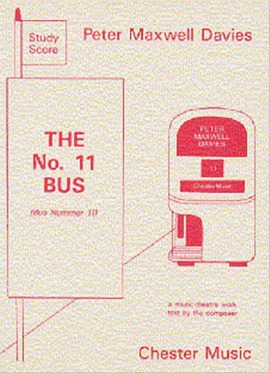 Peter Maxwell Davies: The No. 11 Bus Tenor Voice scores gallery preview page 1