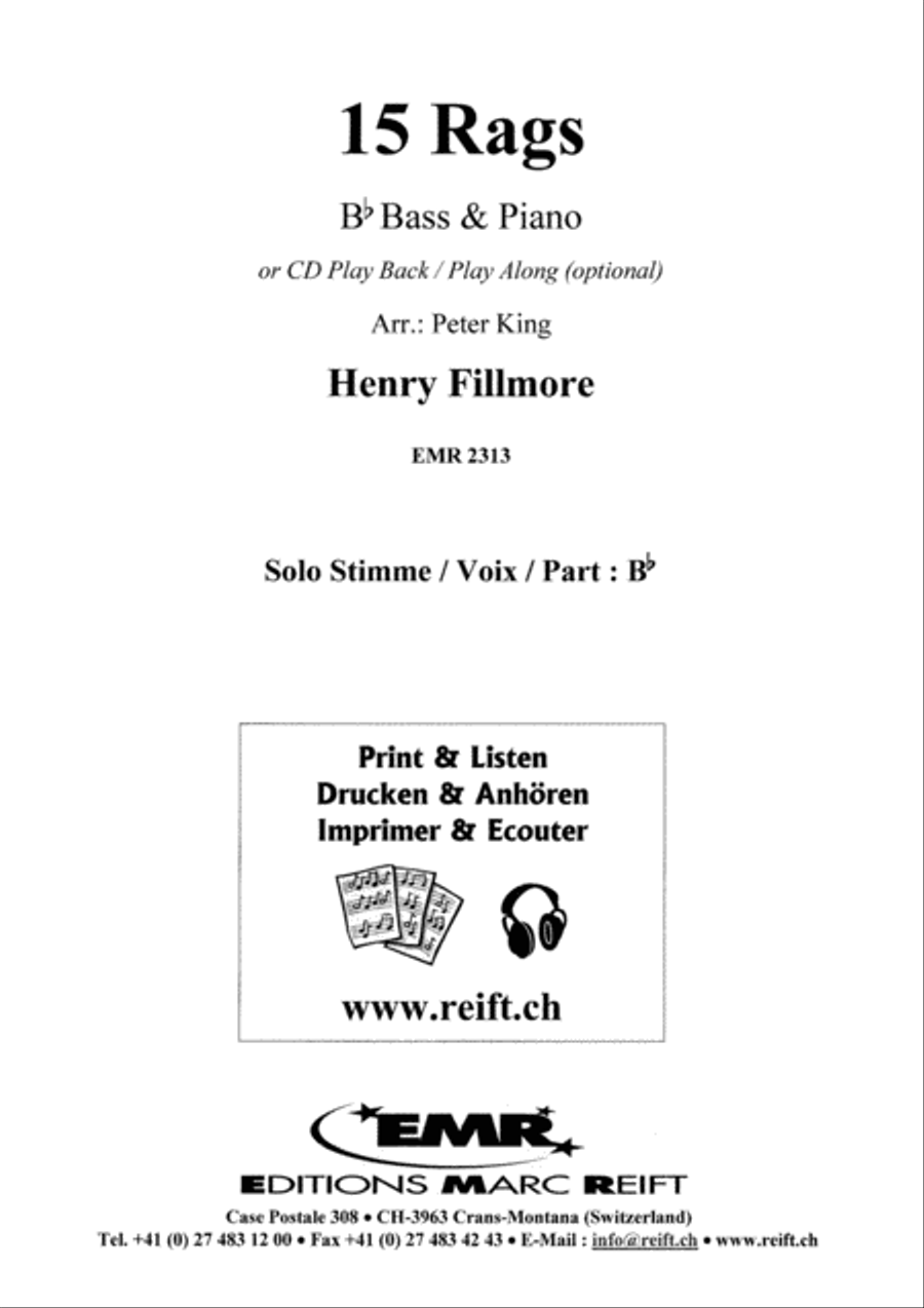 15 Rags Voice Solo scores gallery preview page 2