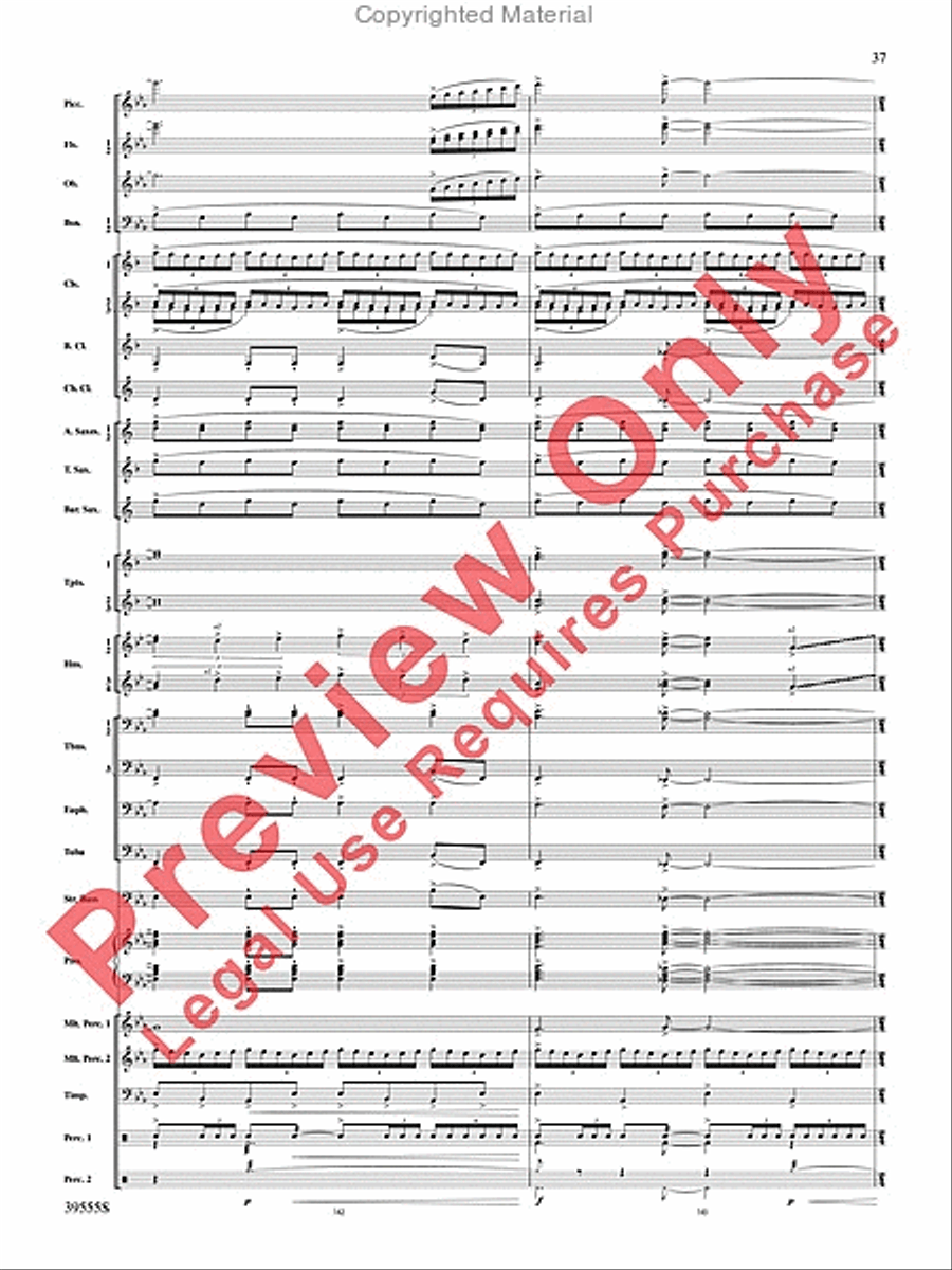 And Hope Led Them Home And Hope Led Them Home Concert Band scores gallery preview page 38