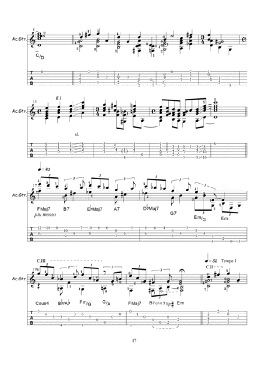 BALLAD FOR SOME FRIEND BALLAD FOR SOME FRIEND Electric Guitar scores gallery preview page 2
