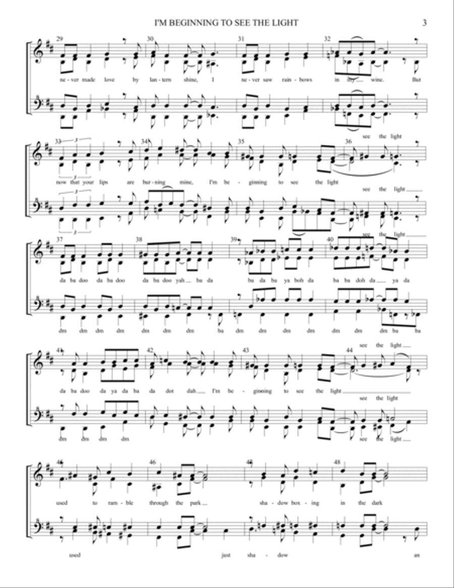 I'm Beginning To See The Light SSAA scores gallery preview page 3