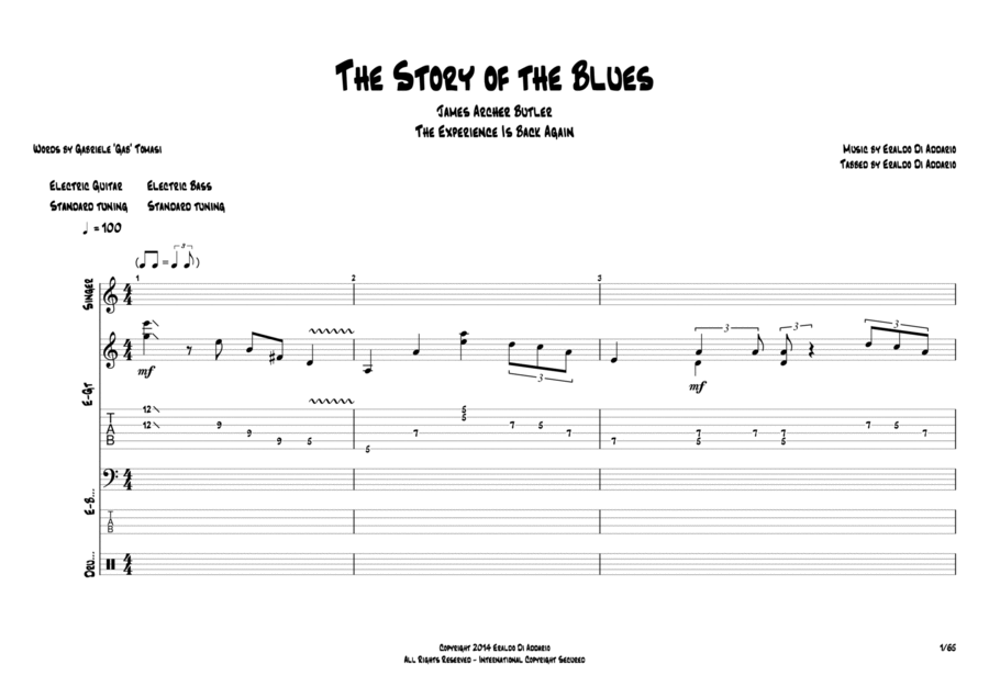 The Story of the Blues op. 76 image number null