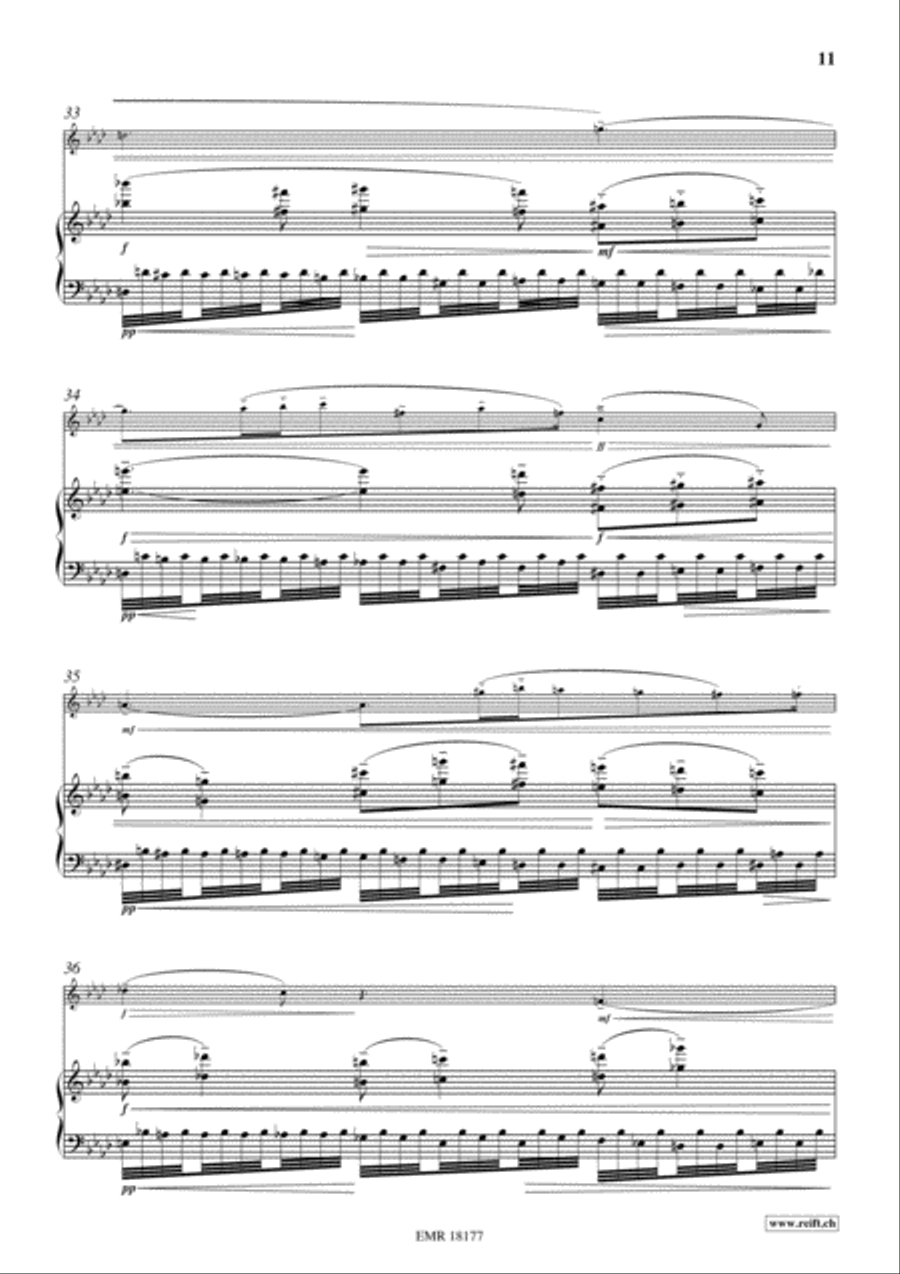 Aiqing Shenghuo Zhi Quan Flute Solo scores gallery preview page 11