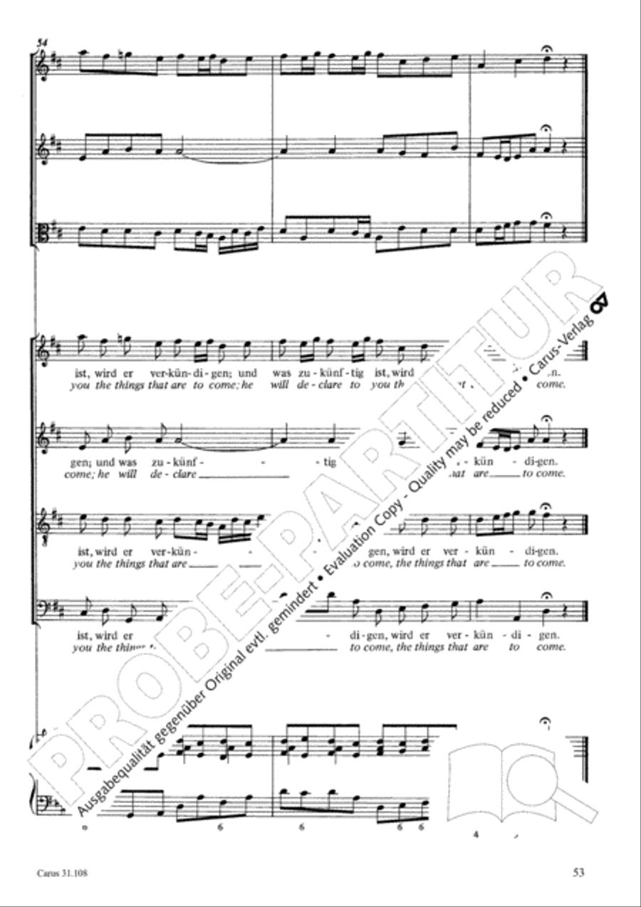 Now it is good, that I am leaving (Es ist euch gut, dass ich hingehe) ATB scores gallery preview page 54