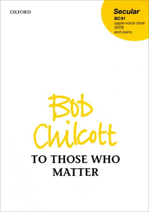 Book cover for To Those Who Matter