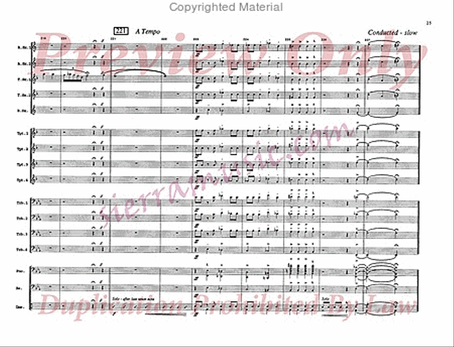 Ol' Man River Big Band scores gallery preview page 26