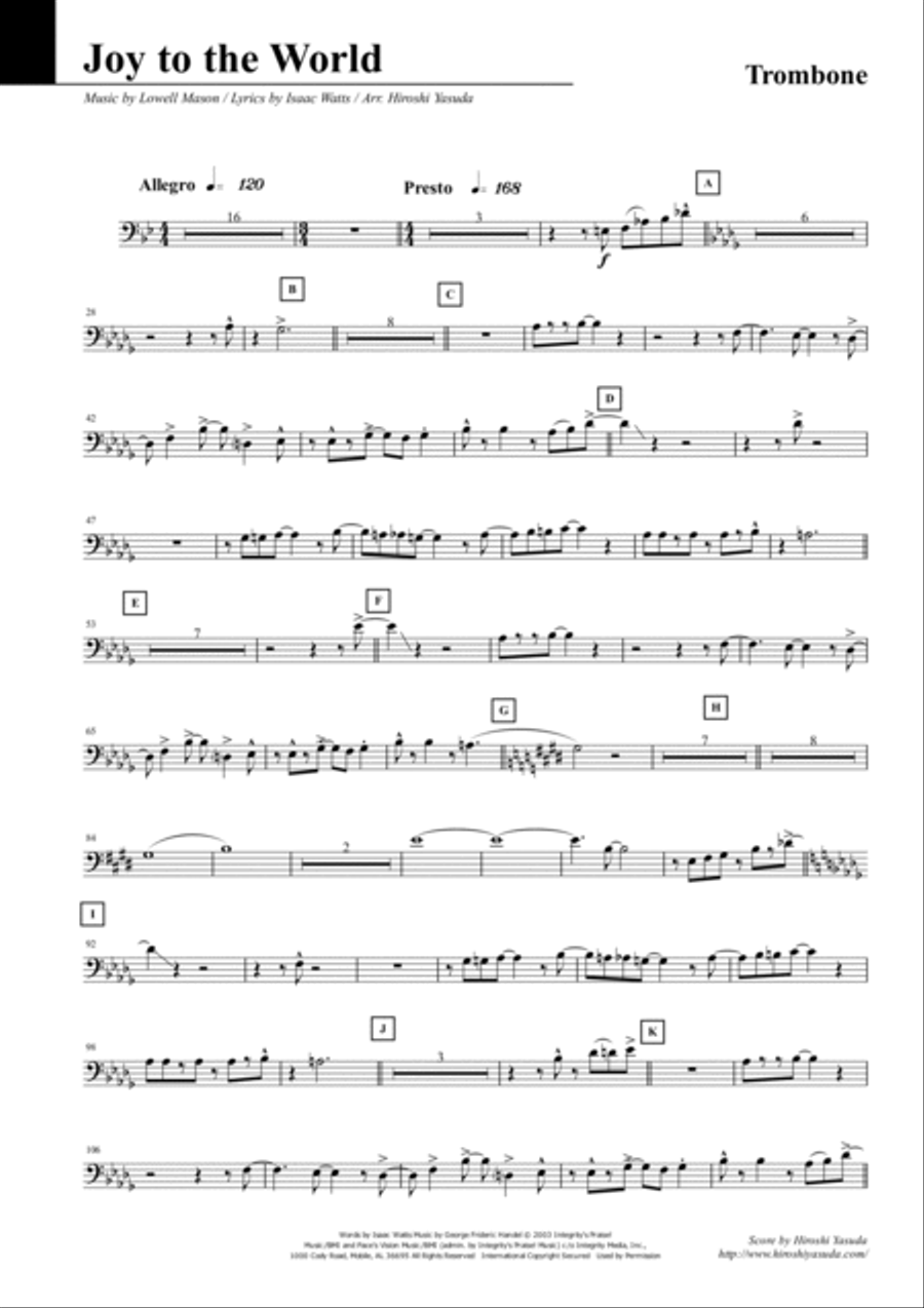Joy To The World Small Ensemble scores gallery preview page 3