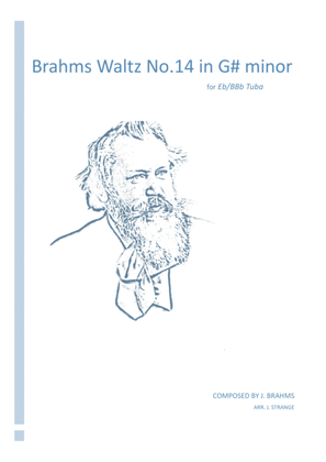 Brahms Waltz No.14 in G# minor for unaccompanied Tuba