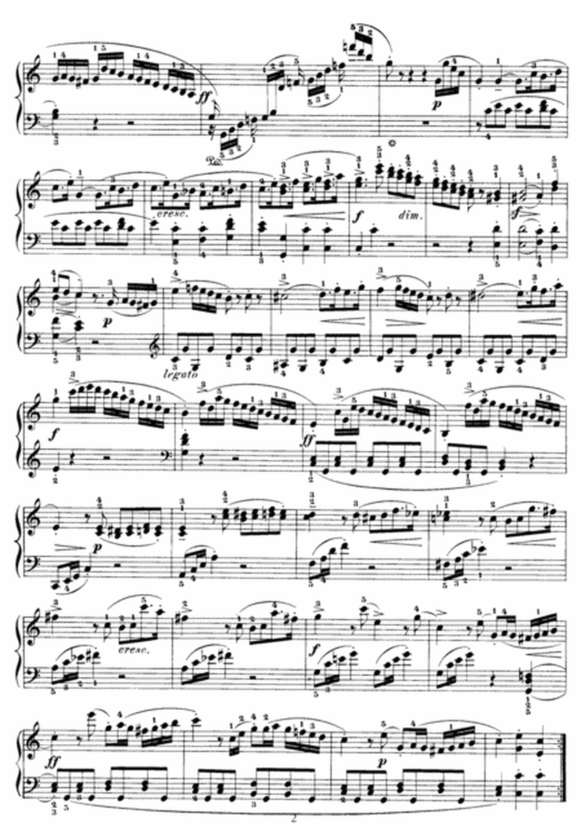 Dussek - Sonatina in C Major Op.20 No.5( ORIGINAL VERSION) image number null