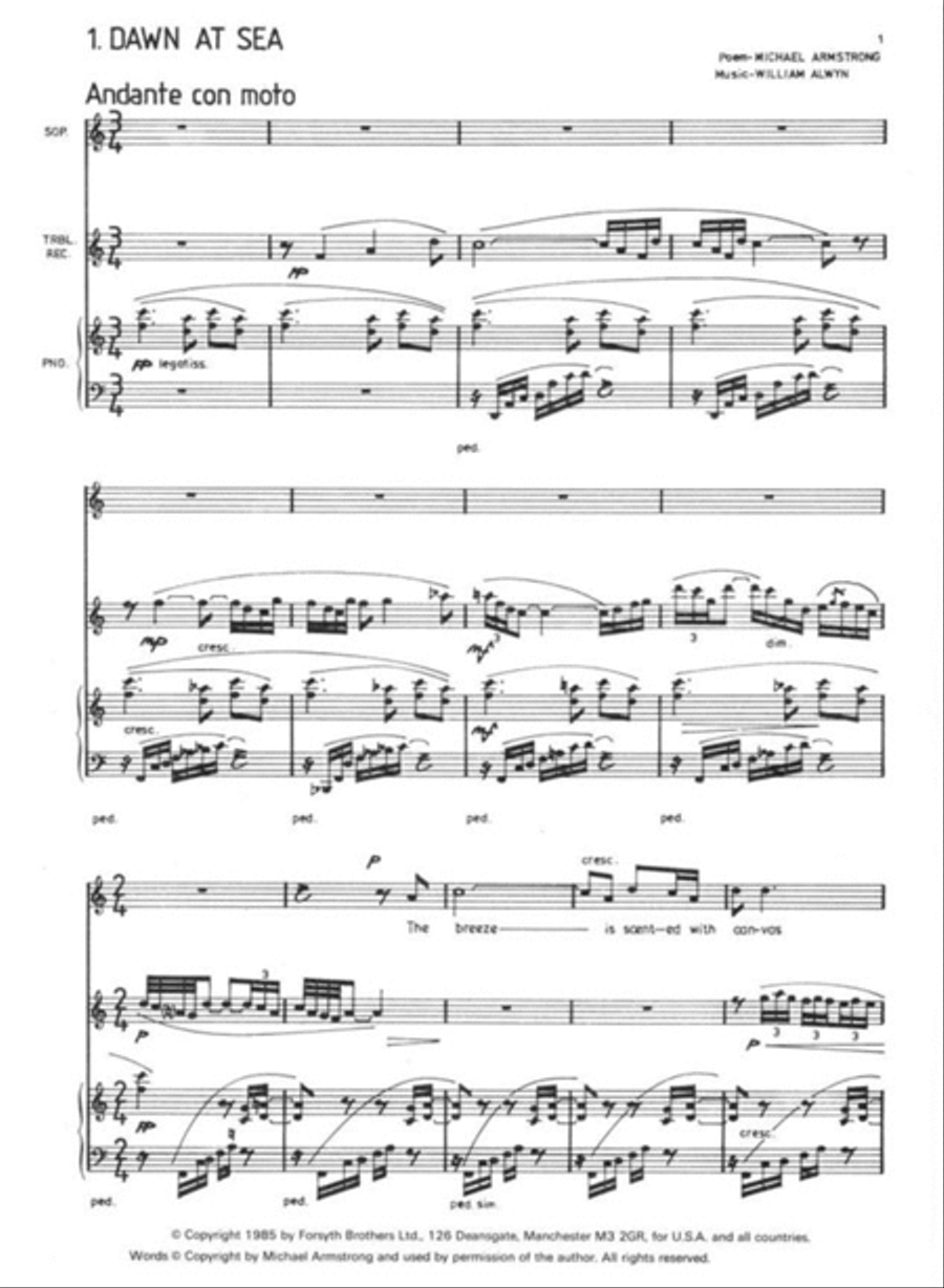 Seascapes Alto Recorder scores gallery preview page 3