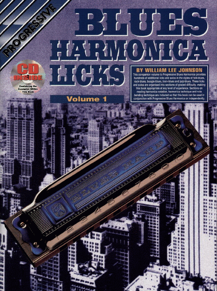 Progressive Blues Harmonica Licks 1 (Book/CD)