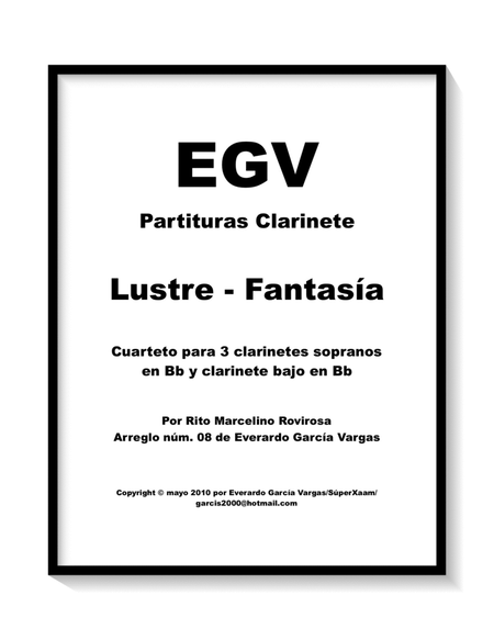 Lustre Fantasía - Cuarteto para Clarinetes image number null