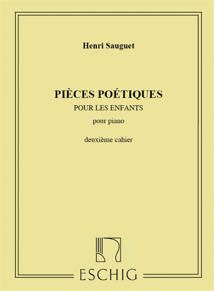 Pieces Poetiques N 2 Piano