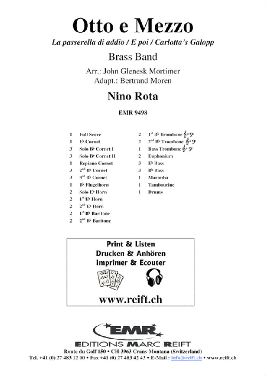 Otto e Mezzo Brass Band scores gallery preview page 2