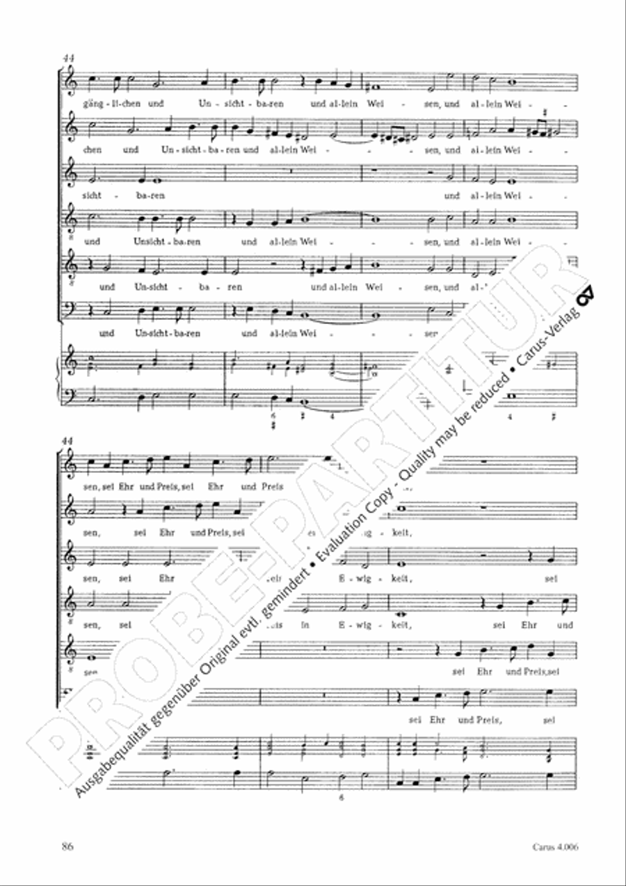 Ten motets Ten motets Choir scores gallery preview page 88