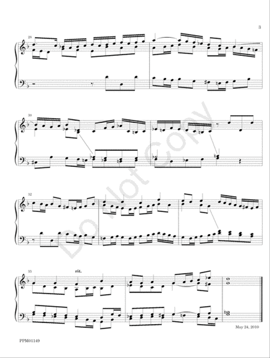 Organ Works for the Church Year Organ scores gallery preview page 9