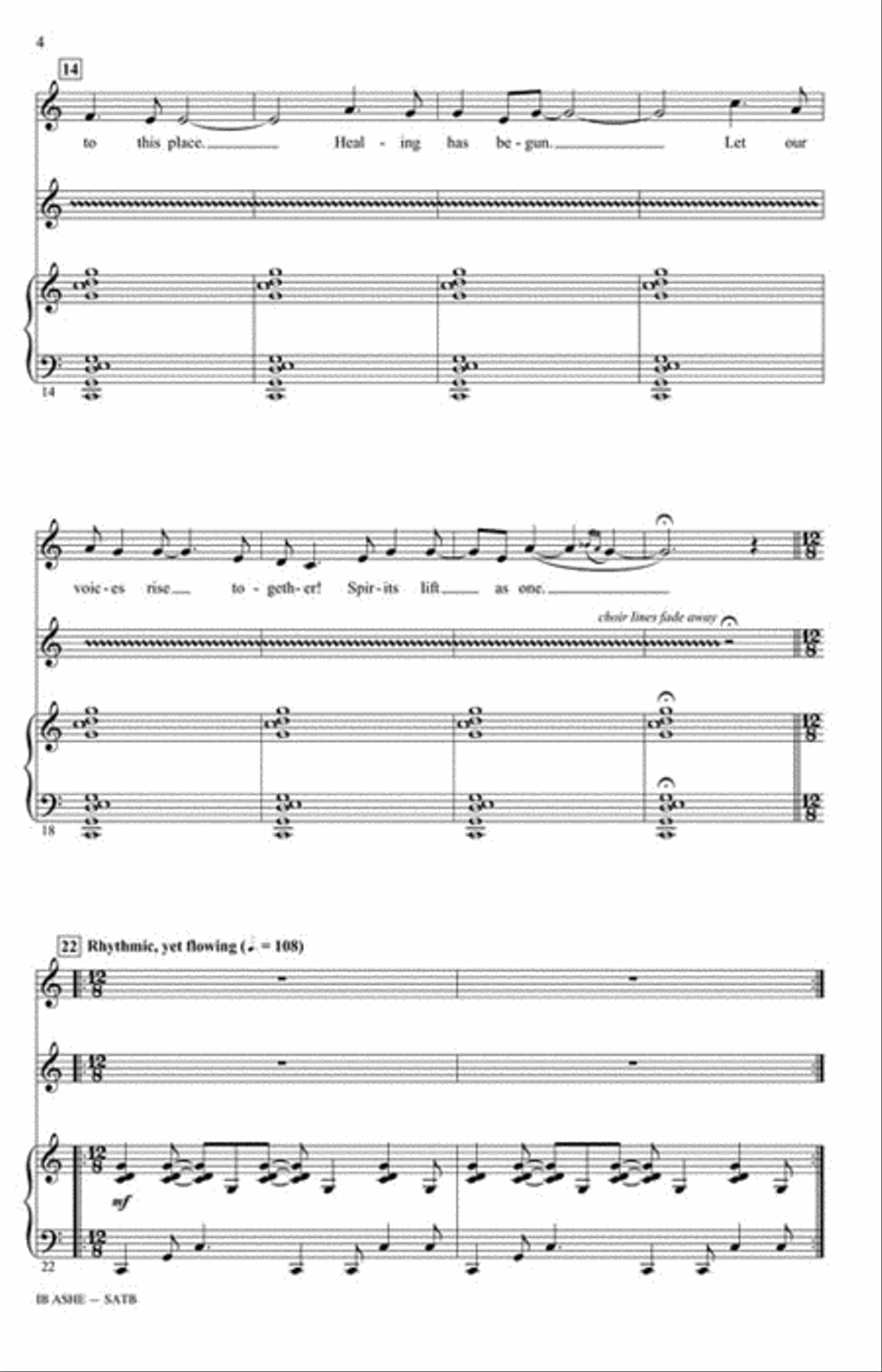 Ib Ashe 4-Part scores gallery preview page 3