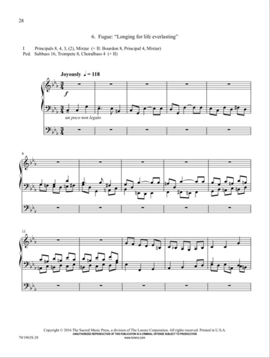 God of Grace and God of Glory Organ Solo scores gallery preview page 13