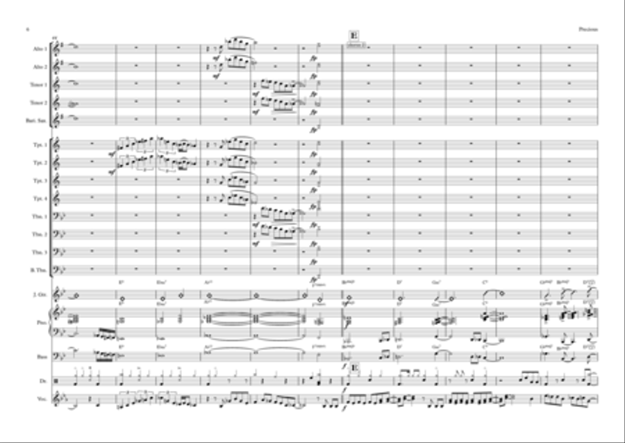 Precious Jazz Ensemble scores gallery preview page 6