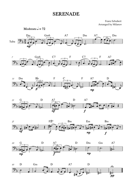 Serenade | Schubert | Tuba image number null