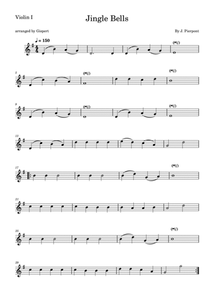 Jingle Bells (with piano and chords) image number null
